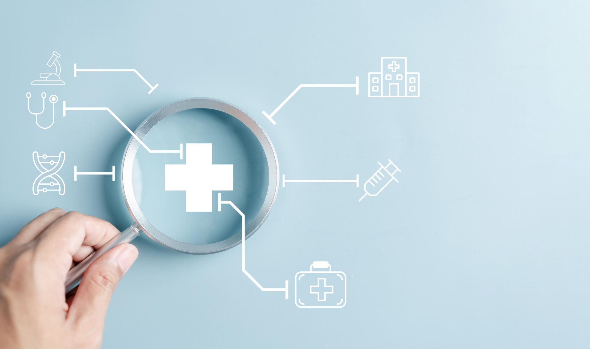 Health insurance form and medical welfare concept. healthcare medical icon, health and access healthcare.